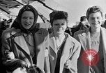 Image of British girls Atlantic Ocean, 1946, second 12 stock footage video 65675053341
