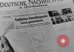 Standbild Zeitungsberichte Erfassung der britischen Seebasis Samos Griechenland, 1944, aus Sekunde 19 historischem Filmmaterial Videoclip 65675053352