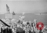 Standbild US Navy Pacific Kampf Flotte zu Hause ankommt United States USA, 1945, aus Sekunde 7 historischem Filmmaterial Videoclip 65675053377