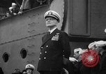 Standbild US Navy Pacific Kampf Flotte zu Hause ankommt United States USA, 1945, aus Sekunde 9 historischem Filmmaterial Videoclip 65675053377