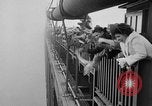 Standbild US Navy Pacific Kampf Flotte zu Hause ankommt United States USA, 1945, aus Sekunde 42 historischem Filmmaterial Videoclip 65675053377