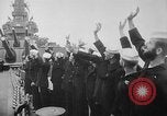 Standbild US Navy Pacific Kampf Flotte zu Hause ankommt United States USA, 1945, aus Sekunde 54 historischem Filmmaterial Videoclip 65675053377