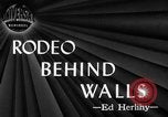 Standbild Rodeo Wettbewerb Huntsville Texas USA, 1945, aus Sekunde 1 historischem Filmmaterial Videoclip 65675053380