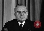 Image of President Truman announces German surrender on VE Day United States USA, 1945, second 29 stock footage video 65675053386