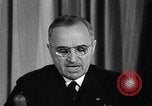 Image of President Truman announces German surrender on VE Day United States USA, 1945, second 39 stock footage video 65675053386