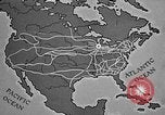 Immagine di Sviluppo delle ferrovie nel XVII e XVIII secolo in America United States USA, 1942, secondo 27 filmato di repertorio 65675053396