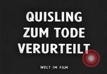 Standbild Vidkun Quisling Oslo Norwegen, 1945, aus Sekunde 7 historischem Filmmaterial Videoclip 65675053402