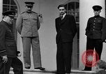 Image of Winston Churchill at Tehran Conference Tehran Iran, 1943, second 52 stock footage video 65675053419