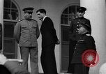 Image of Winston Churchill at Tehran Conference Tehran Iran, 1943, second 61 stock footage video 65675053419