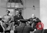 Image of Franklin Roosevelt at Tehran Conference Tehran Iran, 1943, second 22 stock footage video 65675053420