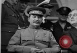Image of Big Three leaders at Tehran Conference Tehran Iran, 1943, second 7 stock footage video 65675053421