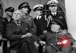 Image of Big Three leaders at Tehran Conference Tehran Iran, 1943, second 38 stock footage video 65675053421