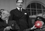 Image of Franklin Roosevelt among Big Three Tehran Iran, 1943, second 5 stock footage video 65675053422
