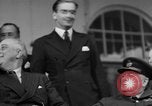 Image of Franklin Roosevelt among Big Three Tehran Iran, 1943, second 8 stock footage video 65675053422