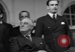 Image of Franklin Roosevelt among Big Three Tehran Iran, 1943, second 14 stock footage video 65675053422