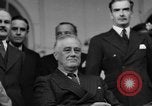 Image of Franklin Roosevelt among Big Three Tehran Iran, 1943, second 15 stock footage video 65675053422