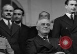 Image of Franklin Roosevelt among Big Three Tehran Iran, 1943, second 18 stock footage video 65675053422