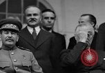 Image of Franklin Roosevelt among Big Three Tehran Iran, 1943, second 21 stock footage video 65675053422