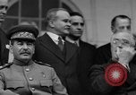 Image of Franklin Roosevelt among Big Three Tehran Iran, 1943, second 24 stock footage video 65675053422