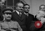 Image of Franklin Roosevelt among Big Three Tehran Iran, 1943, second 25 stock footage video 65675053422