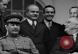 Image of Franklin Roosevelt among Big Three Tehran Iran, 1943, second 27 stock footage video 65675053422