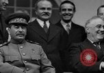 Image of Franklin Roosevelt among Big Three Tehran Iran, 1943, second 28 stock footage video 65675053422