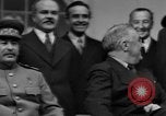 Image of Franklin Roosevelt among Big Three Tehran Iran, 1943, second 30 stock footage video 65675053422