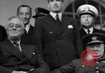 Image of Franklin Roosevelt among Big Three Tehran Iran, 1943, second 32 stock footage video 65675053422