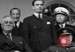 Image of Franklin Roosevelt among Big Three Tehran Iran, 1943, second 37 stock footage video 65675053422