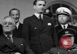 Image of Franklin Roosevelt among Big Three Tehran Iran, 1943, second 39 stock footage video 65675053422