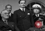 Image of Franklin Roosevelt among Big Three Tehran Iran, 1943, second 42 stock footage video 65675053422