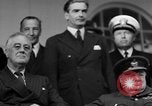 Image of Franklin Roosevelt among Big Three Tehran Iran, 1943, second 43 stock footage video 65675053422