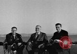 Image of Franklin Roosevelt with sons Franklin and Elliott Egypt, 1943, second 5 stock footage video 65675053425