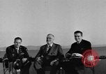 Image of Franklin Roosevelt with sons Franklin and Elliott Egypt, 1943, second 9 stock footage video 65675053425