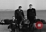 Image of Franklin Roosevelt with sons Franklin and Elliott Egypt, 1943, second 23 stock footage video 65675053425
