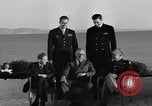 Image of Franklin Roosevelt with sons Franklin and Elliott Egypt, 1943, second 29 stock footage video 65675053425