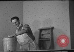 Image of One armed paperhanger United States USA, 1943, second 14 stock footage video 65675053440