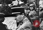 Image of Adolf Hitler shaking hands with Petain in Montoire France, 1940, second 22 stock footage video 65675053449