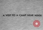 Standbild Heinrich Himmler Minsk Belarus Sowjetunion, 1941, aus Sekunde 3 historischem Filmmaterial Videoclip 65675053450