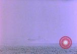 Standbild Rocket barrage Okinawa Pacific Theater Kerama Retto, 1945, aus Sekunde 50 historischem Filmmaterial Videoclip 65675053457
