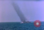 Standbild Rocket barrage Okinawa Pacific Theater Kerama Retto, 1945, aus Sekunde 55 historischem Filmmaterial Videoclip 65675053457