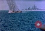Standbild Rocket barrage Okinawa Pacific Theater Kerama Retto, 1945, aus Sekunde 57 historischem Filmmaterial Videoclip 65675053457