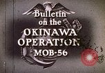 Image Opérations d'Okinawa Okinawa îles Ryukyu, 1945, de la seconde 6 séquences d'archives historiques vidéo 65675053462