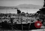 Image of Japanese barge Okinawa Ryukyu Islands, 1945, second 13 stock footage video 65675053475