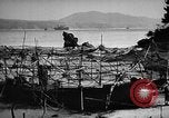 Image of Japanese barge Okinawa Ryukyu Islands, 1945, second 18 stock footage video 65675053475