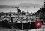 Image of Japanese barge Okinawa Ryukyu Islands, 1945, second 21 stock footage video 65675053475