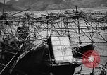Image of Japanese barge Okinawa Ryukyu Islands, 1945, second 28 stock footage video 65675053475