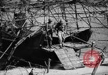 Image of Japanese barge Okinawa Ryukyu Islands, 1945, second 36 stock footage video 65675053475