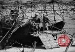 Image of Japanese barge Okinawa Ryukyu Islands, 1945, second 37 stock footage video 65675053475