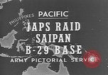 Image of Japanese planes Saipan Northern Mariana Islands, 1944, second 27 stock footage video 65675053486